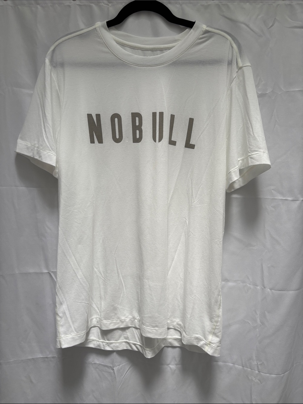 NOBULL White Short-Sleeve Logo Tee